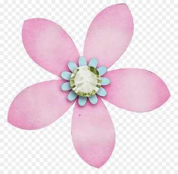 pink petal flower plant brooch