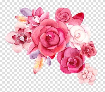 Pink petaled flower painting, Wedding invitation Script typeface Calligraphy Font, painting,flower transparent background PNG clipart