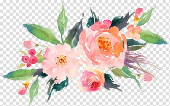 Pink petaled flowers illustration, Watercolour Flowers Watercolor painting Art Watercolor, painting transparent background PNG clipart