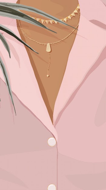 Pink phone wallpaper, feminine girlboss | Free Vector Illustration - rawpixel