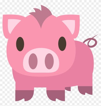 Pink Pig Cliparts 28, Buy Clip Art - Friend Not Food Mugs