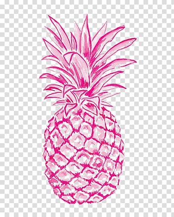 Pink pineapple illustration, Coffee Pineapple Mug Pink Cup, pineapple transparent background PNG clipart