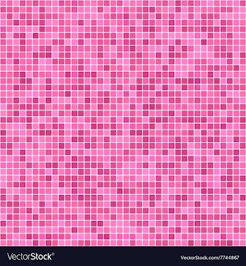Pink pixel mosaic background vector image