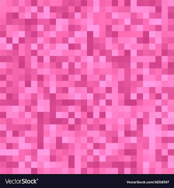Pink pixel square tiled mosaic background vector image