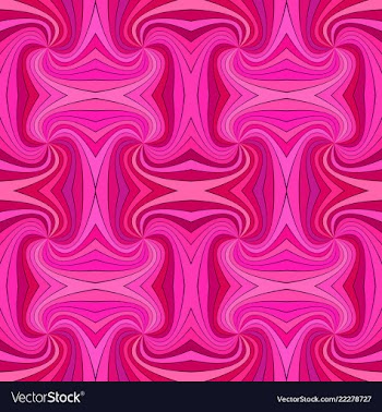 Pink psychedelic abstract seamless striped spiral vector image