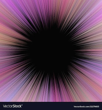 Pink psychedelic abstract sun burst background vector image