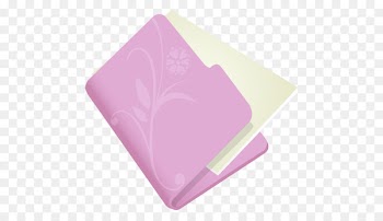 pink purple magenta lilac heart - Folder flower lila 