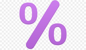 pink purple text - Percent 