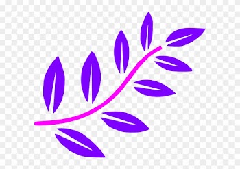 Pink/purple - Tree Branch Clip Art