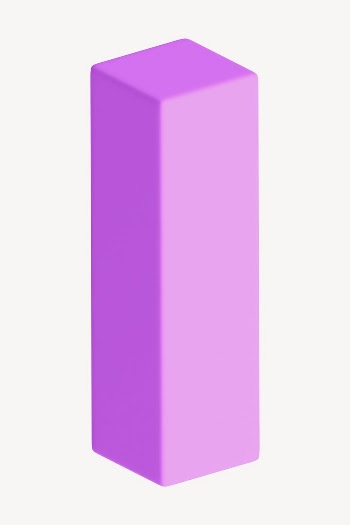 Pink rectangle shape, 3D geometric | Free Photo - rawpixel