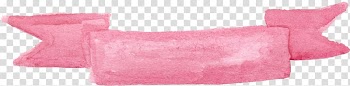Pink ribbon art, Watercolor painting Banner, guitar watercolor transparent background PNG clipart