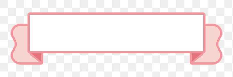 Pink ribbon banner badge png | Free PNG Illustration - rawpixel