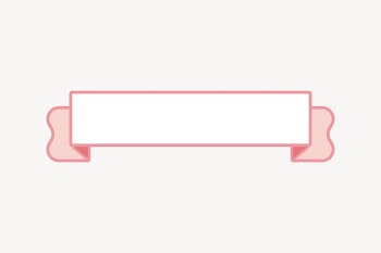 Pink ribbon banner frame vector | Free Vector Illustration - rawpixel