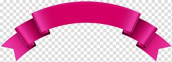 Pink ribbon border, , Banner Pink transparent background PNG clipart