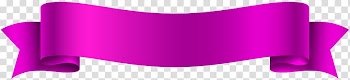 Pink ribbon illustration, Banner , Pink Banner transparent background PNG clipart