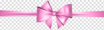 Pink ribbon illustration, Gold Ribbon , Pink Bow transparent background PNG clipart