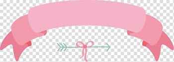 Pink ribbon illustration, Paper Cartoon Ribbon, Hand painted pink scroll transparent background PNG clipart