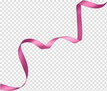 Pink ribbon illustration, Pink ribbon Pink ribbon , Ribbon transparent background PNG clipart