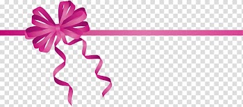 Pink ribbon illustration, Wedding invitation Greeting card Birthday Balloon Gift, Holiday packages purple ribbon bow transparent background PNG clipart