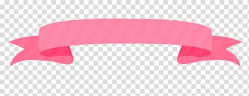 Pink ribbon, Pink hand-painted beautiful ribbon border, pink ribbon illustration transparent background PNG clipart