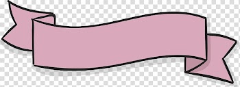 Pink ribbon , Pink Purple Hand painted Ribbon Title Box transparent background PNG clipart