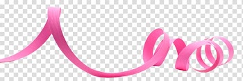 Pink ribbon, Pink ribbon Awareness ribbon, Pink Ribbon transparent background PNG clipart
