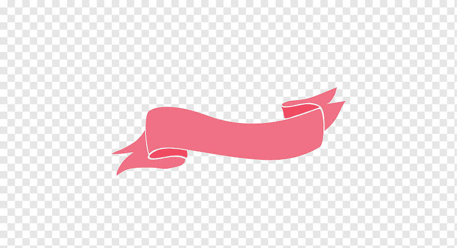 pink ribbon, Web banner Ribbon, Red Ribbon Banner, ribbon, text, banner png
