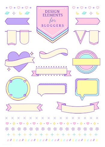 Pink ribbons and badges | Free stock vector - 594562