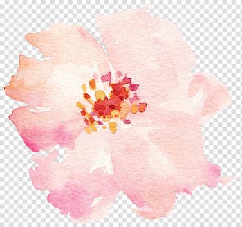 Pink rose art, Flower Watercolor painting, lilac flower transparent background PNG clipart