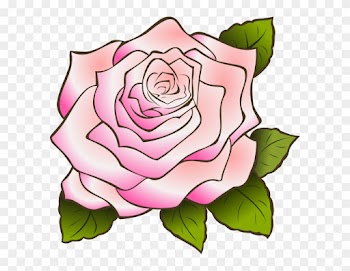 Pink Rose Clip Art At Clker Com Vector Clip Art Online - Pink Rose Clip Art