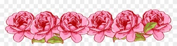 Pink Rose Clipart Png Tumblr 17 - Flower Borders