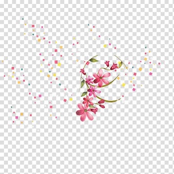 Pink rose , Rose frame Flower Pink, Florets floral elements transparent background PNG clipart