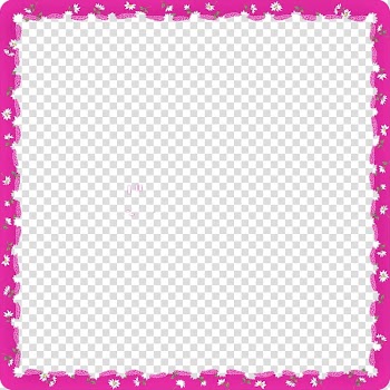 Pink Rose , Simple Rose Border transparent background PNG clipart