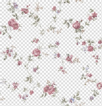 Pink roses background illustration, Paper Rose Shabby chic Flower , Floral Shading transparent background PNG clipart
