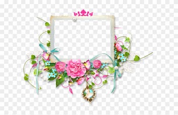 Pink Roses Cluster Frames - Garden Roses