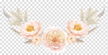 Pink roses illustration, Haji Murat Homestay Flower Floral design Wedding invitation, floral wreath transparent background PNG clipart