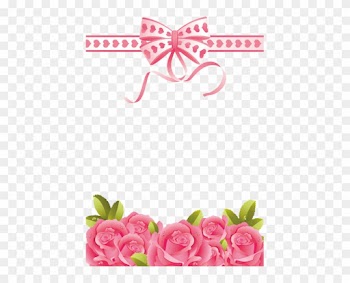 Pink Roses Transparent Png Photo Frame - Pink Roses Frame Png