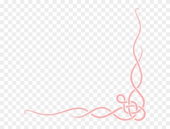 Pink Scroll Ribbon Border Clip Art At Clker - Clip Art Borders Pink