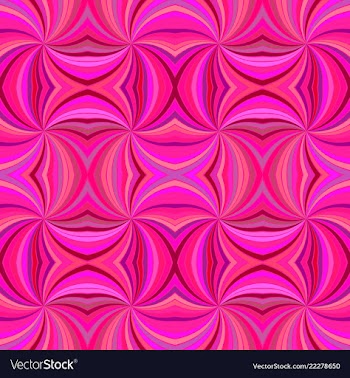 Pink seamless abstract hypnotic swirling burst vector image