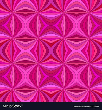 Pink seamless abstract psychedelic curved stripe vector image