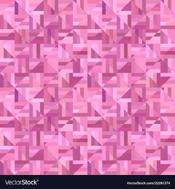Pink seamless abstract striped square mosaic vector image
