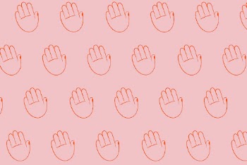 Pink seamless background, hand doodle | Free PSD - rawpixel