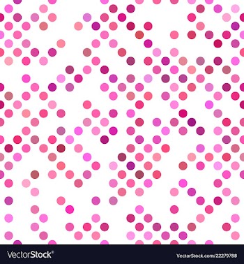 Pink seamless dot pattern background - graphic vector image