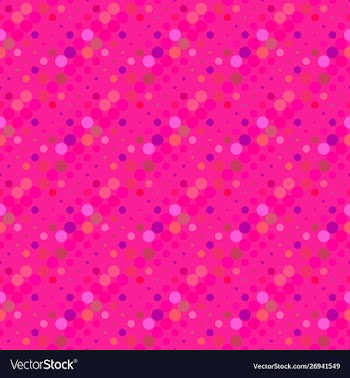 Pink seamless geometrical circle pattern vector image