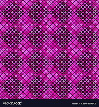 Pink seamless geometrical square pattern vector image