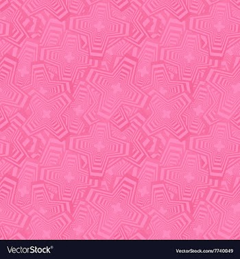 Pink seamless polygon pattern background vector image