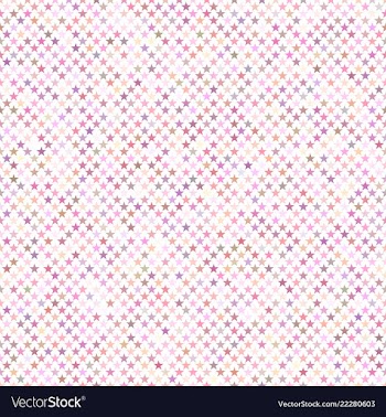 Pink seamless star pattern background - design vector image
