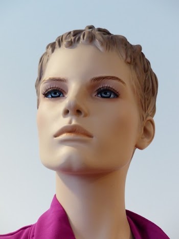 Pink Shirt on Mannequin