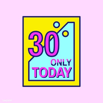 Pink shopping sale badge design | Free stock vector - 464195