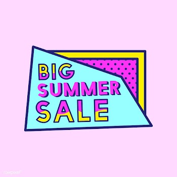 Pink shopping sale badge design | Free stock vector - 464197